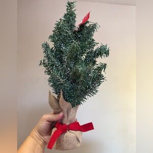 Mini artificial Christmas tree